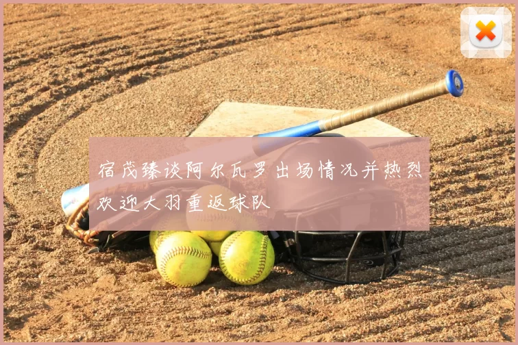 宿茂臻谈阿尔瓦罗出场情况并热烈欢迎大羽重返球队