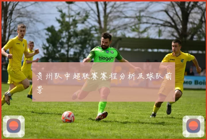 贵州队中超联赛赛程分析及球队前景